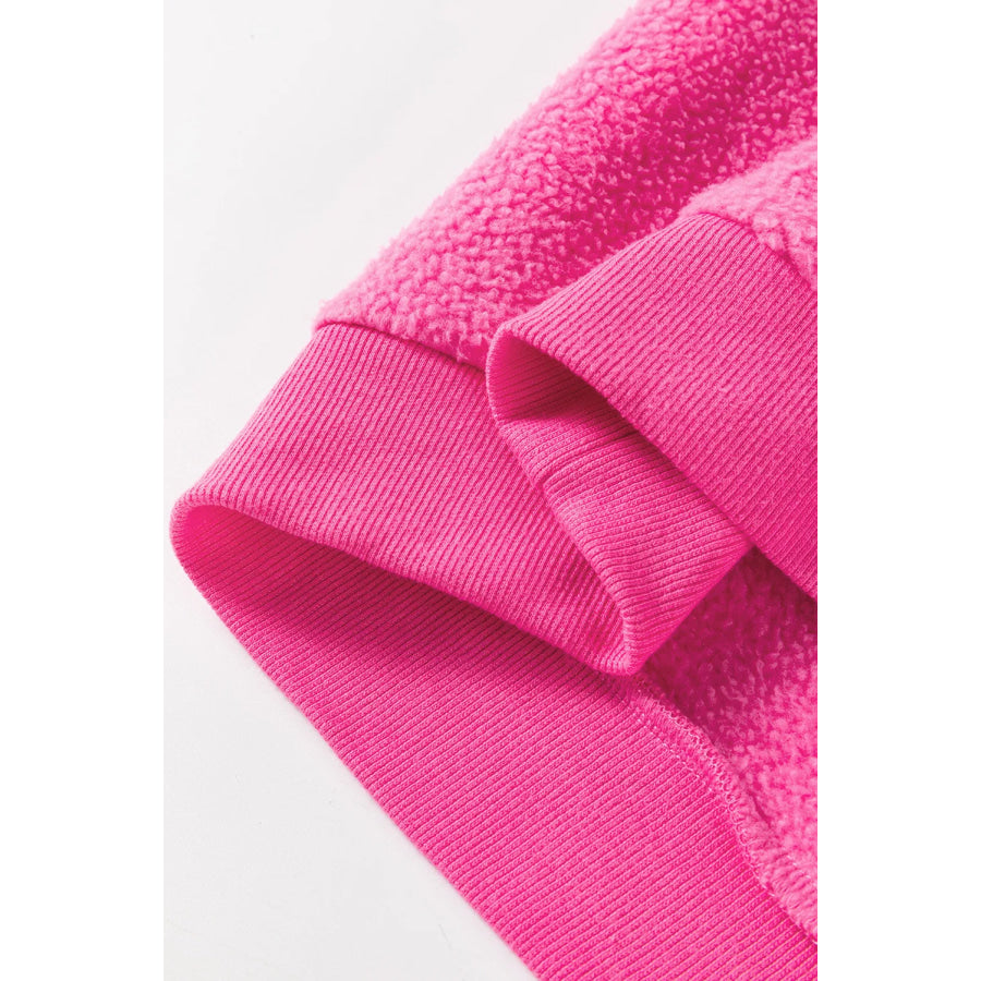 Exposed Seam Dropped Shoulder Long Sleeve Hoodie Apparel and Accessories