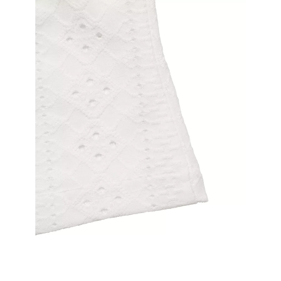 Eyelet V-Neck Long Sleeve T-Shirt Apparel and Accessories