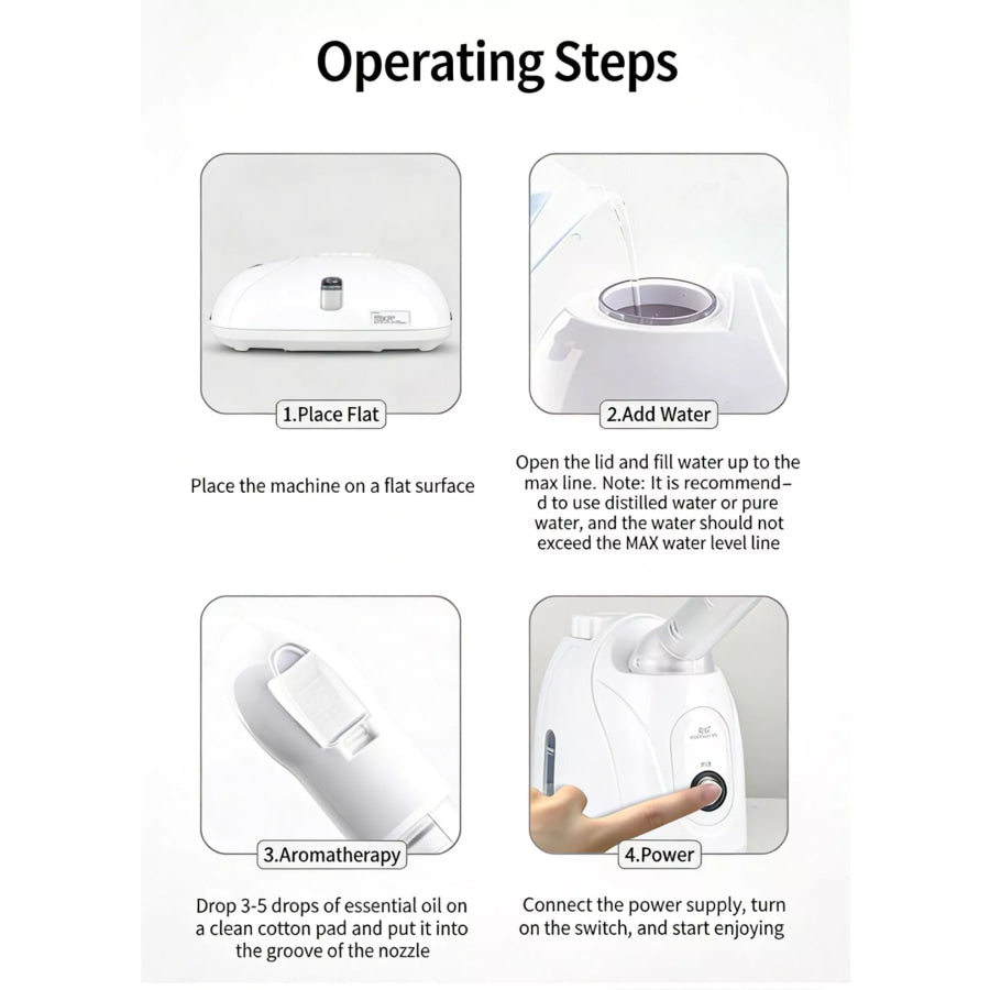 Facial Steamer Deep Cleansing Beauty Device Apparel and Accessories