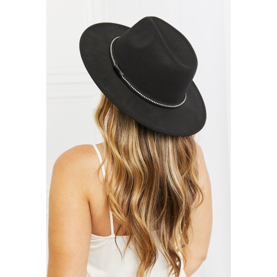 Fame Bring It Back Fedora Hat Black / One Size