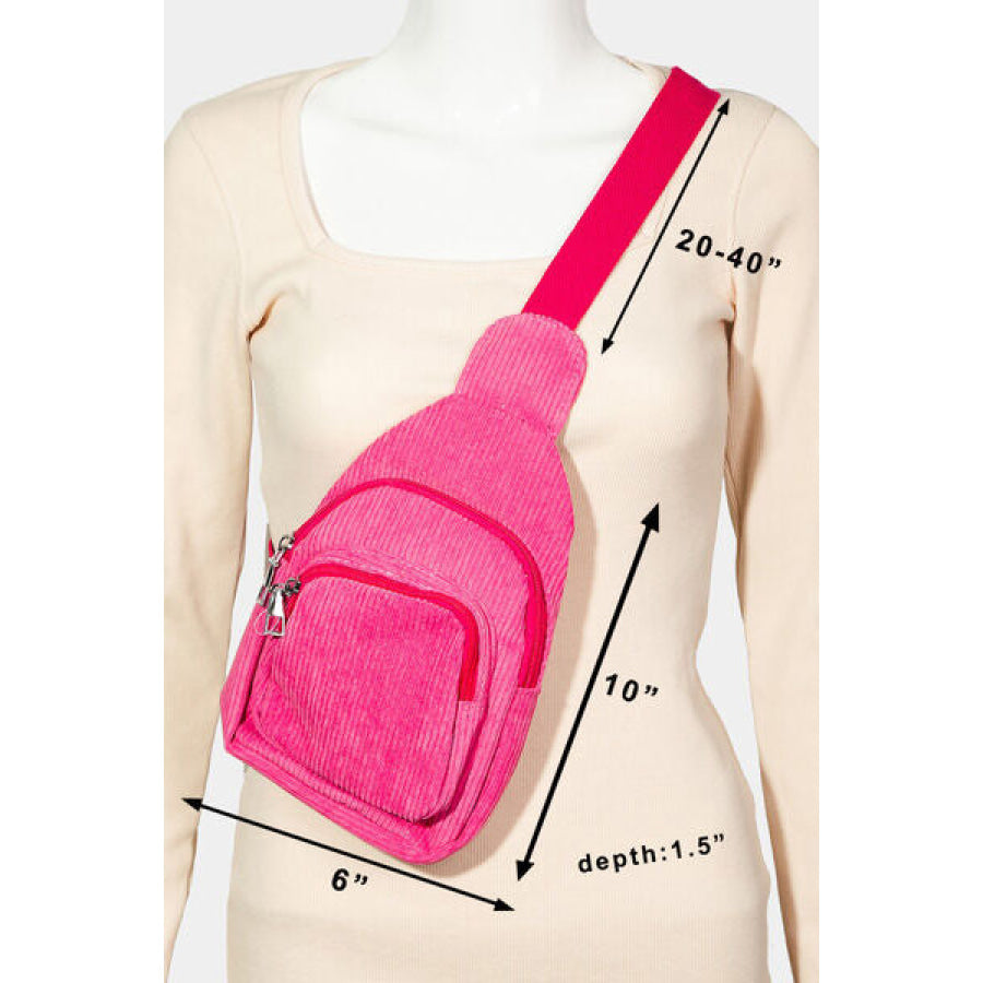 Fame Double - Layered Sling Bag Apparel and Accessories