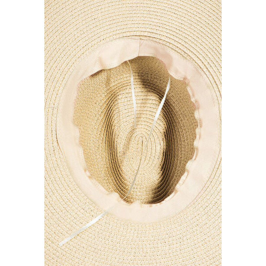 Fame Geometric Raw Hem Hat IV / One Size Apparel and Accessories