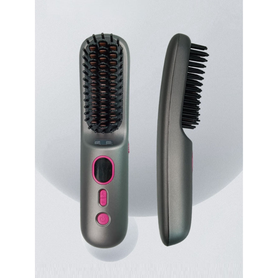 Fast Heating Anti-Scald Straightening Comb Grey / One Size Apparel and Accessories