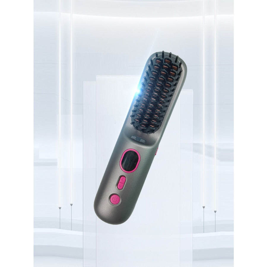 Fast Heating Anti-Scald Straightening Comb Grey / One Size Apparel and Accessories