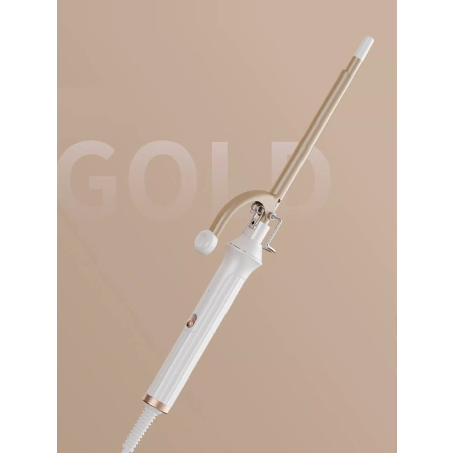 Fast Heating Ceramic Hair Curling Iron Gold / European plug Apparel and Accessories