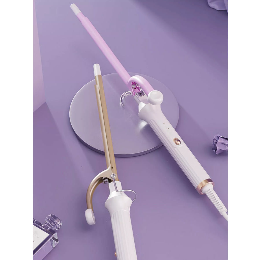 Fast Heating Ceramic Hair Curling Iron Lilac / European plug Apparel and Accessories