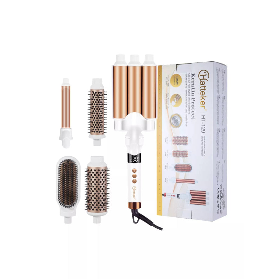 Fast Heating Curling Iron Set White / European plug Apparel and Accessories