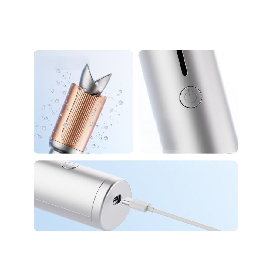 Fast Heating Curling Iron Silver / ONESIZE Apparel and Accessories