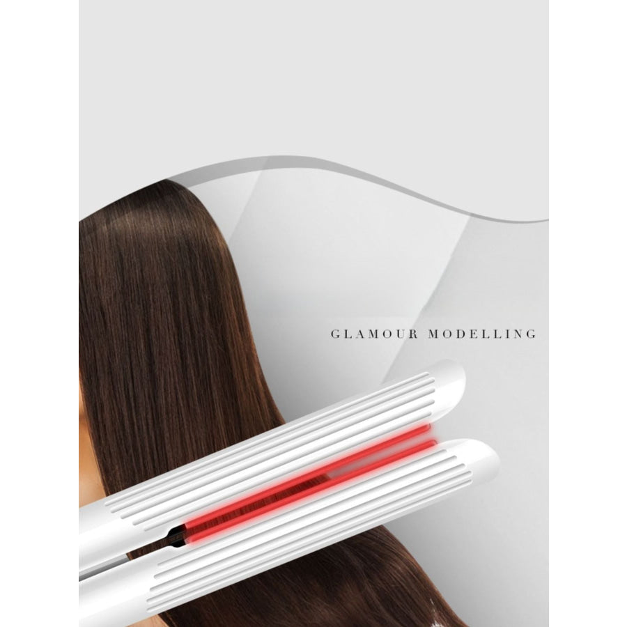 Fast Heating Hair Straightener White / One Size Apparel and Accessories