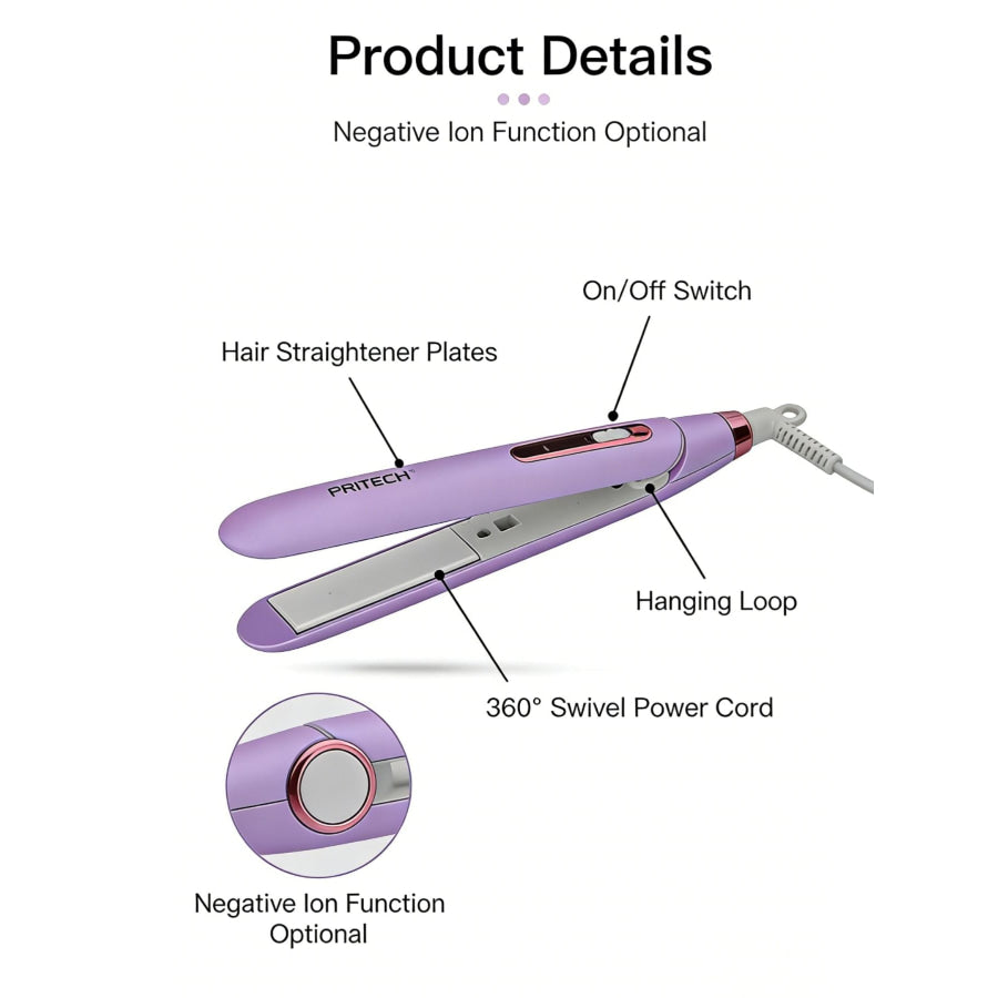 Fast Heating Hair Straightener Apparel and Accessories