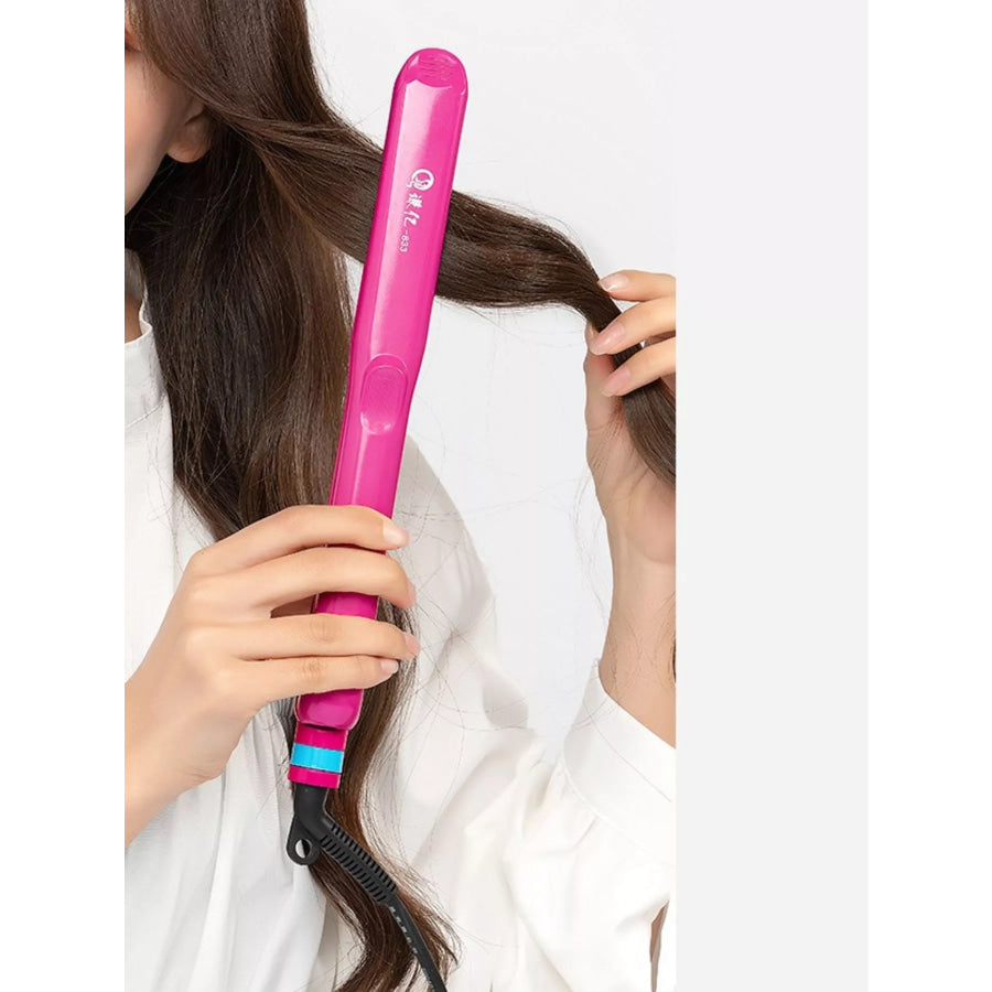 Fast Heating Hair Straightener Pink Tablet Clip / European plug Apparel and Accessories