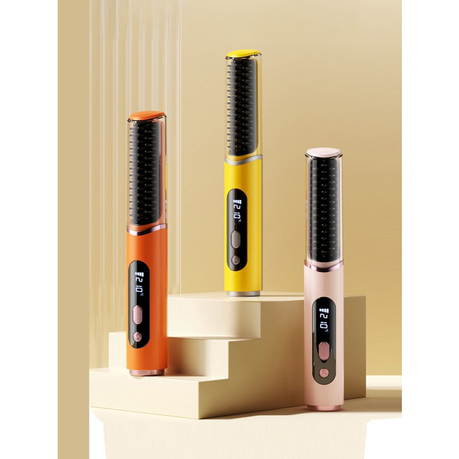 Fast Heating Hair Straightening Comb Apparel and Accessories