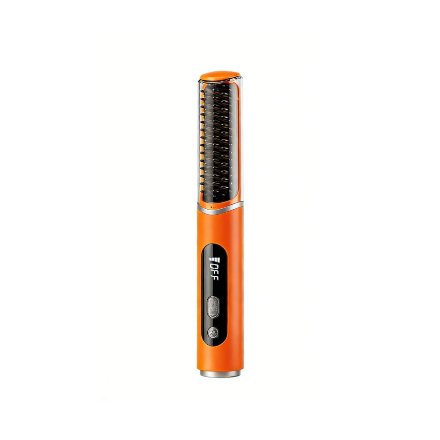 Fast Heating Hair Straightening Comb Orange / ONESIZE Apparel and Accessories
