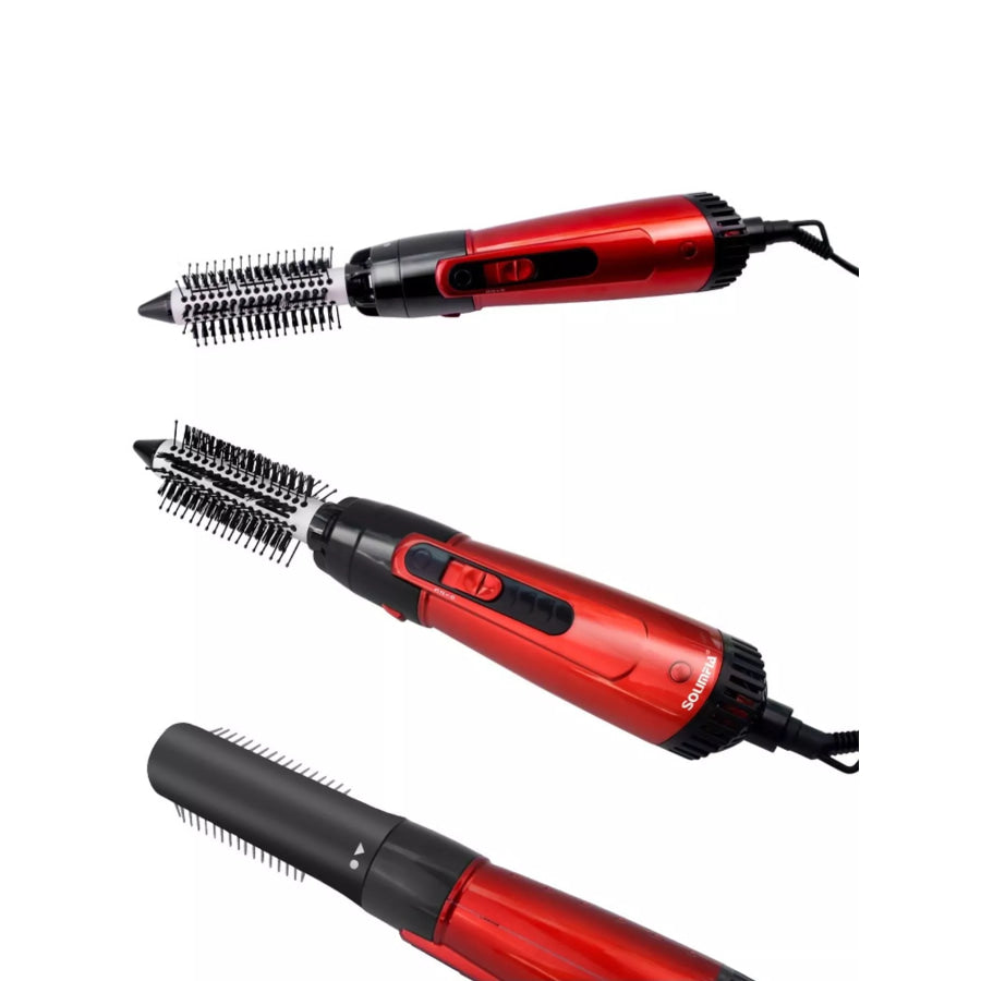 Fast Heating Hot Air Brush Deep Red / European plug Apparel and Accessories