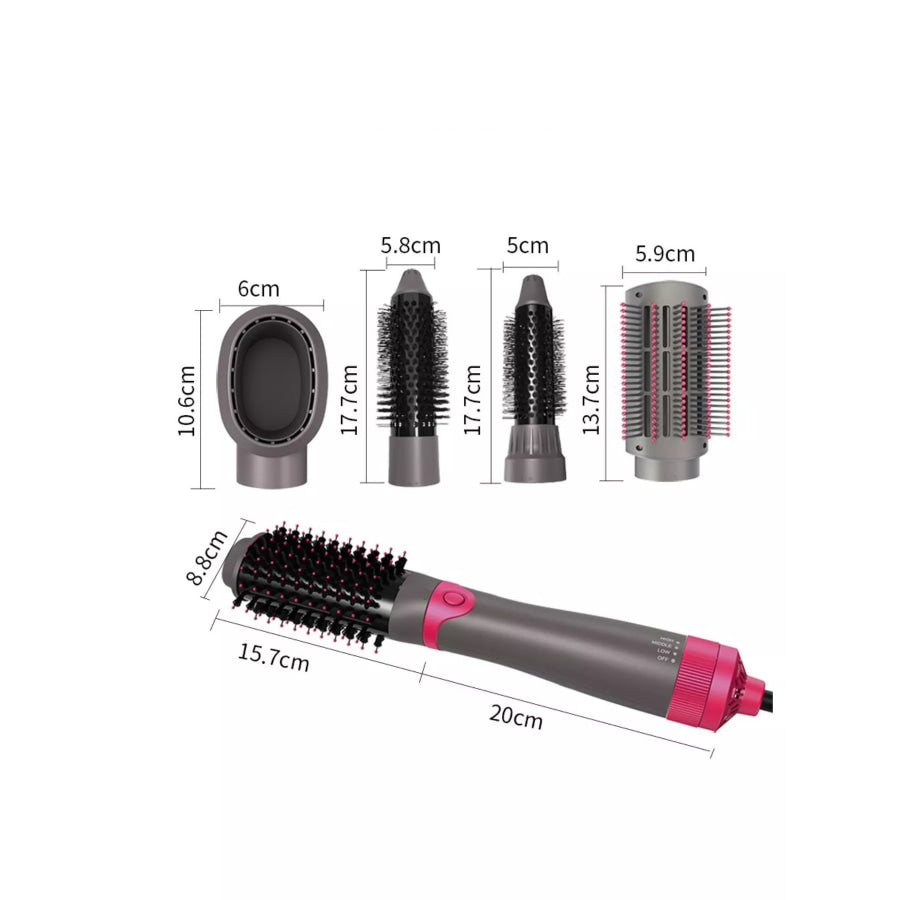 Fast Heating Hot Air Brush Hot Pink / North American plug Apparel and Accessories