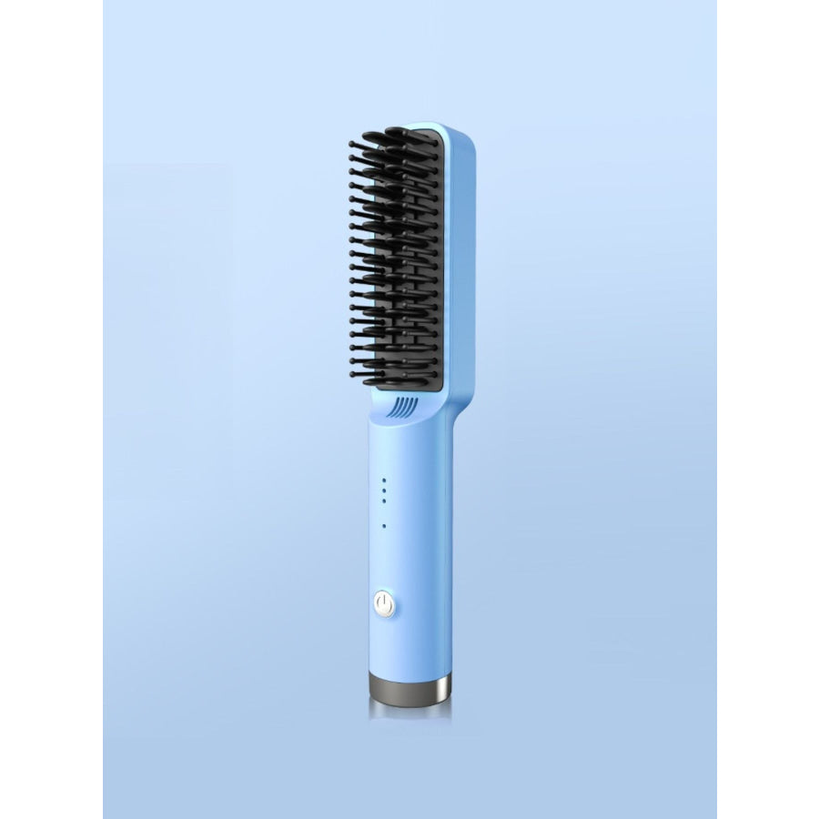Fast Heating Straightening Comb Blue / North American plug Apparel and Accessories