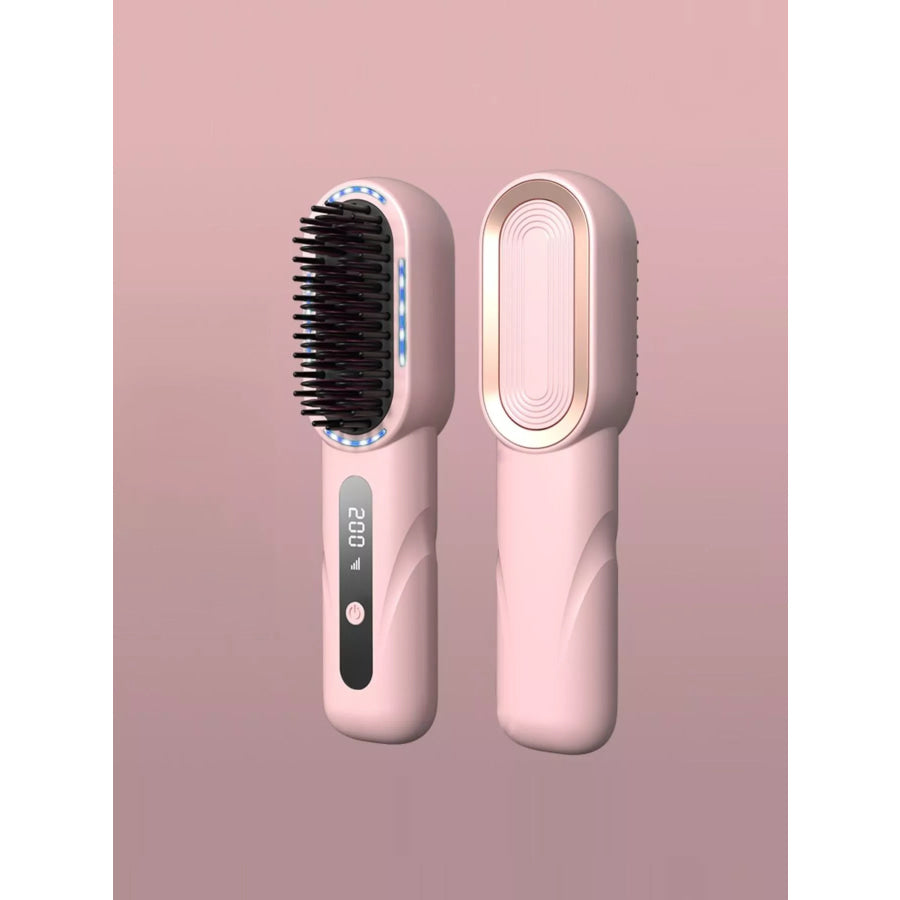 Fast Heating Straightening Comb Dusty Pink / One Size Apparel and Accessories