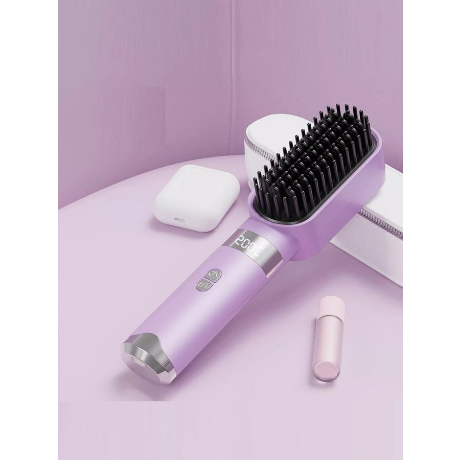 Fast Heating Straightening Comb Lilac / ONESIZE Apparel and Accessories