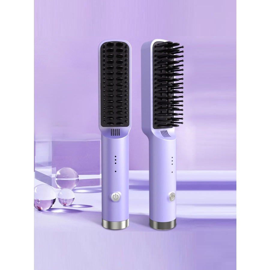 Fast Heating Straightening Comb Purple / North American plug Apparel and Accessories