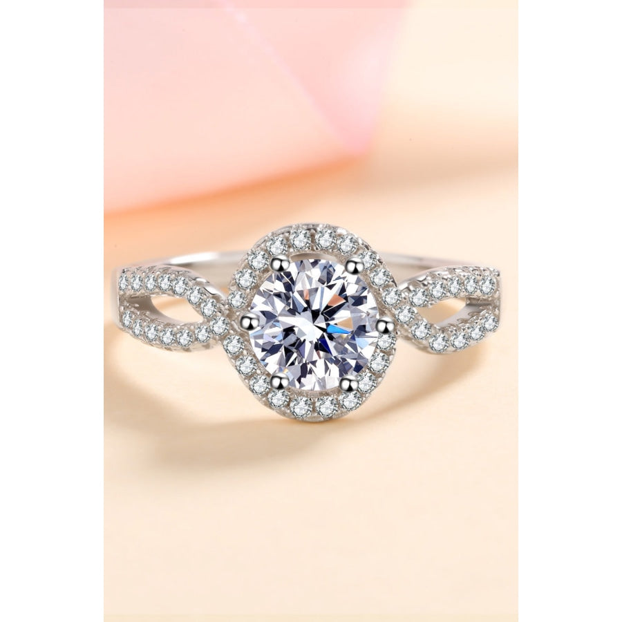 Feel The Joy 925 Sterling Silver Moissanite Ring