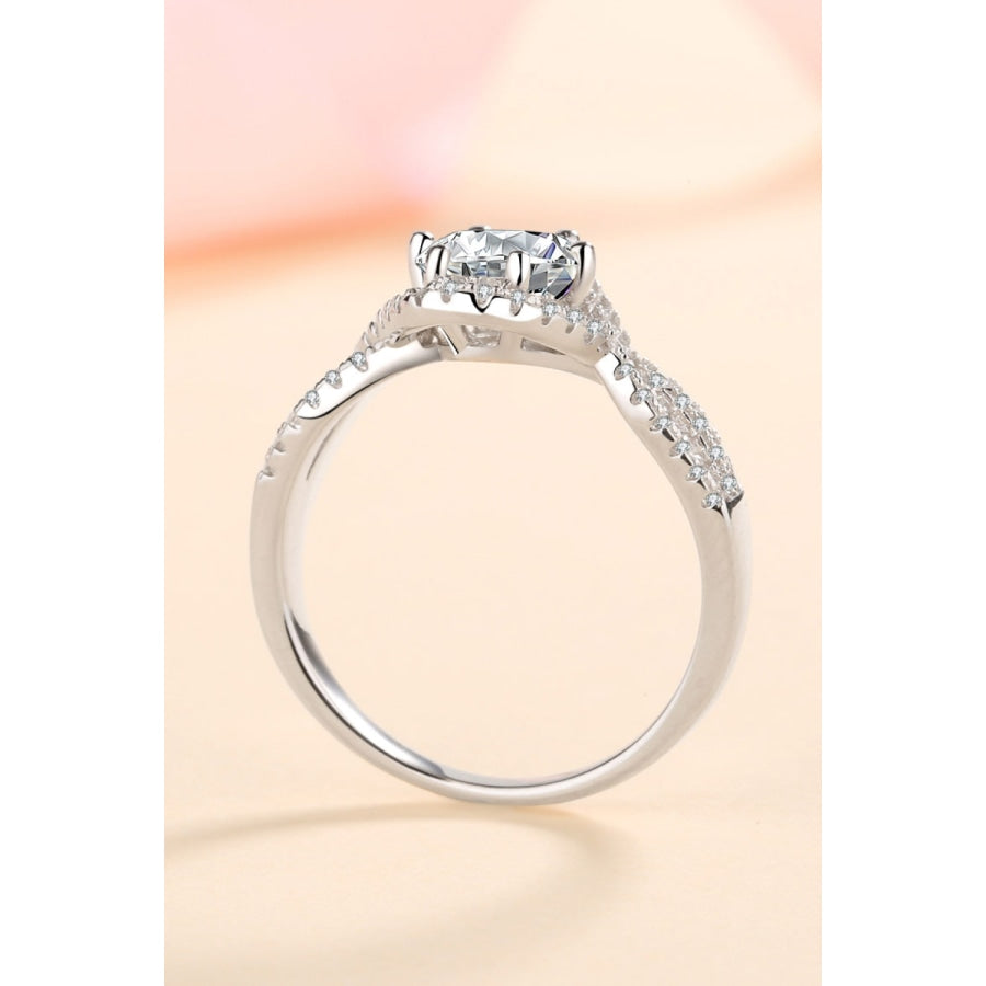 Feel The Joy 925 Sterling Silver Moissanite Ring