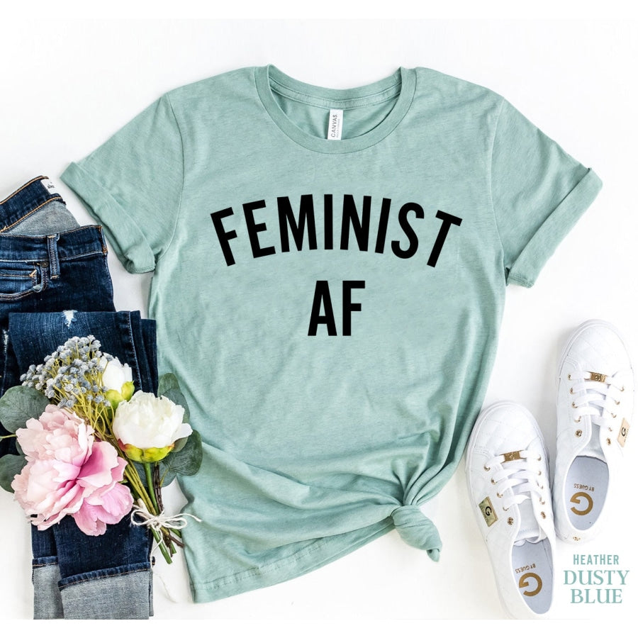 Feminist AF T-Shirt Women’s Fashion - Women’s Clothing - Tops &amp; Tees - T-Shirts