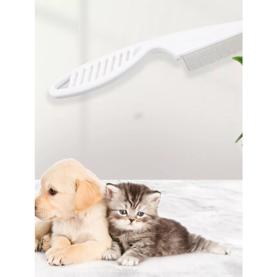Fine Tooth Pet Hair Remover Comb Apparel and Accessories