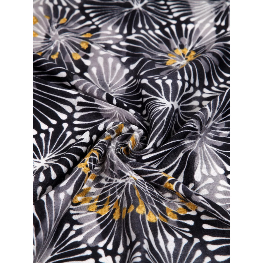 Fireworks Print Lightweight Scarf Apparel and Accessories