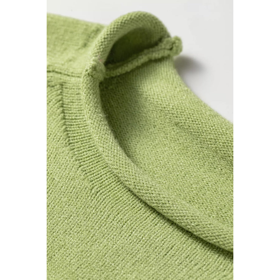 Fish Graphic Round Neck Sweater Apparel and Accessories