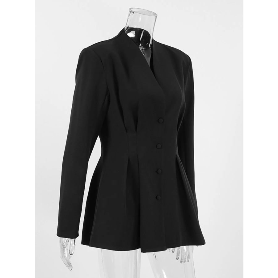 Fitted Button-Down Jacket Apparel and Accessories