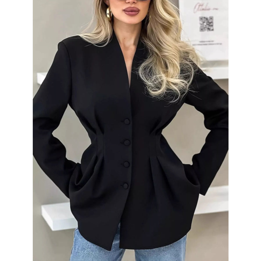 Fitted Button-Down Jacket Apparel and Accessories