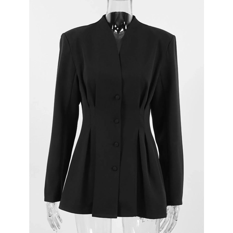 Fitted Button-Down Jacket Apparel and Accessories