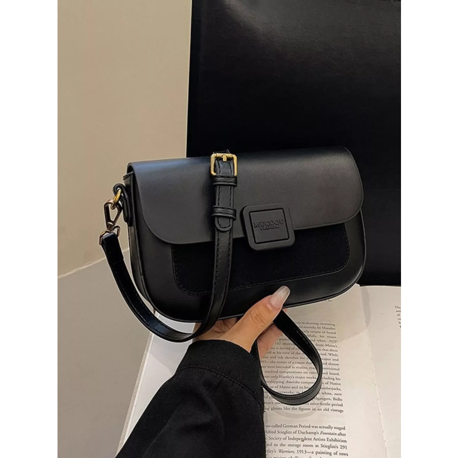 Flap Adjustable Strap Crossbody Bag Apparel and Accessories
