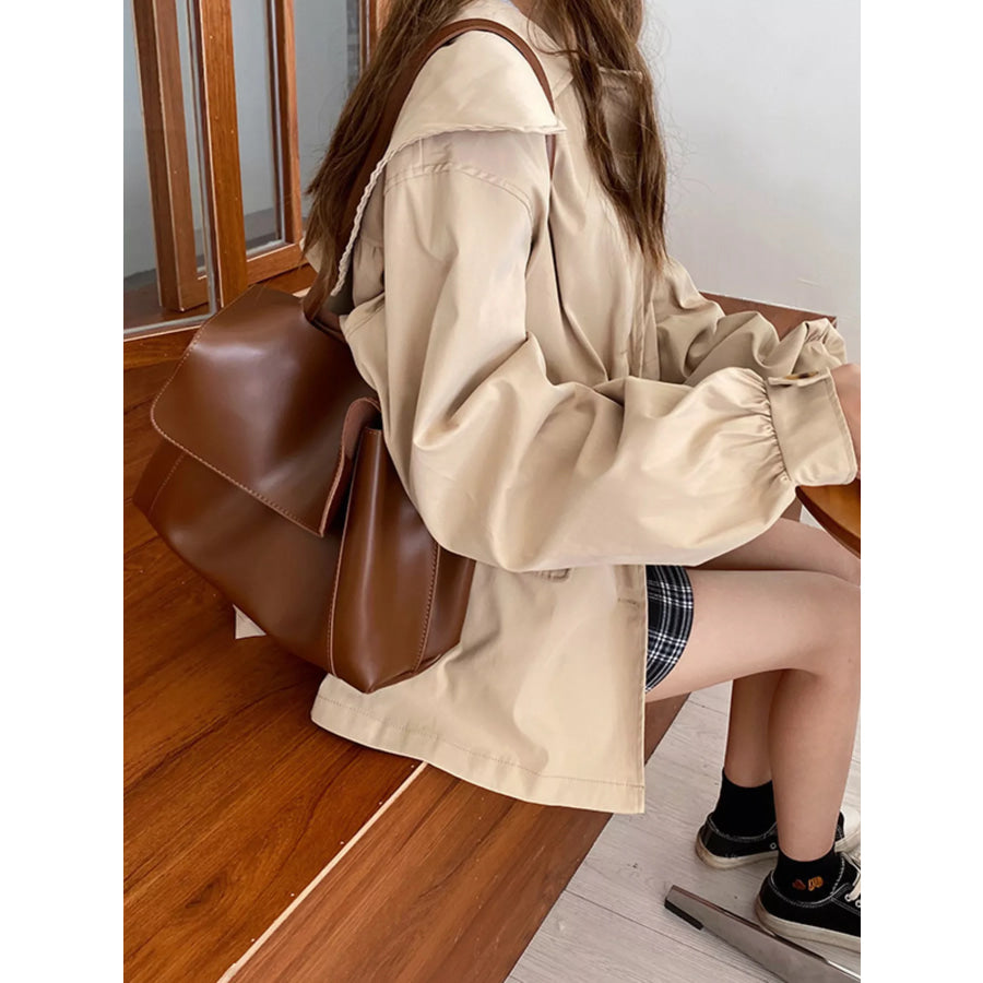 Flap Closure Crossbody Bag Apparel and Accessories