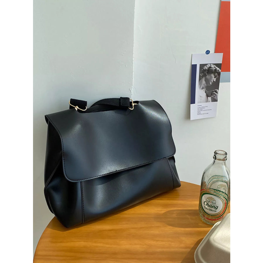 Flap Closure Crossbody Bag Apparel and Accessories