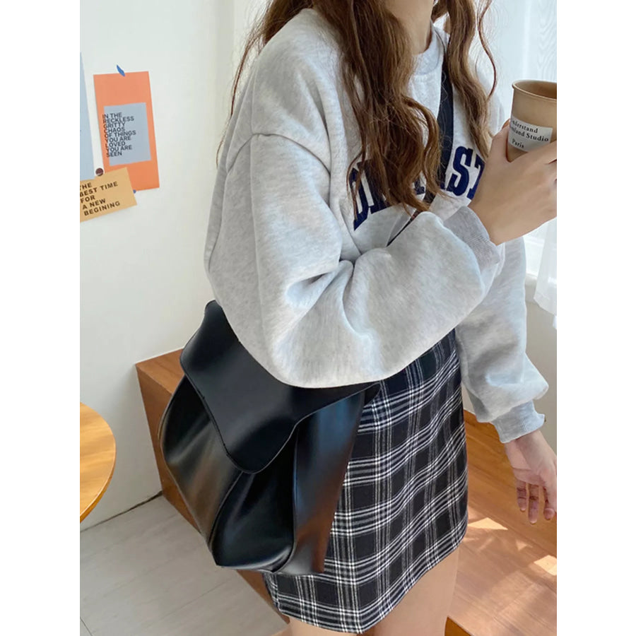 Flap Closure Crossbody Bag Apparel and Accessories