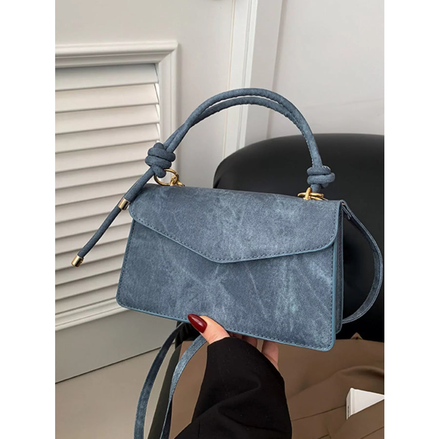 Flap Crossbody Bag with Top Handle Apparel and Accessories