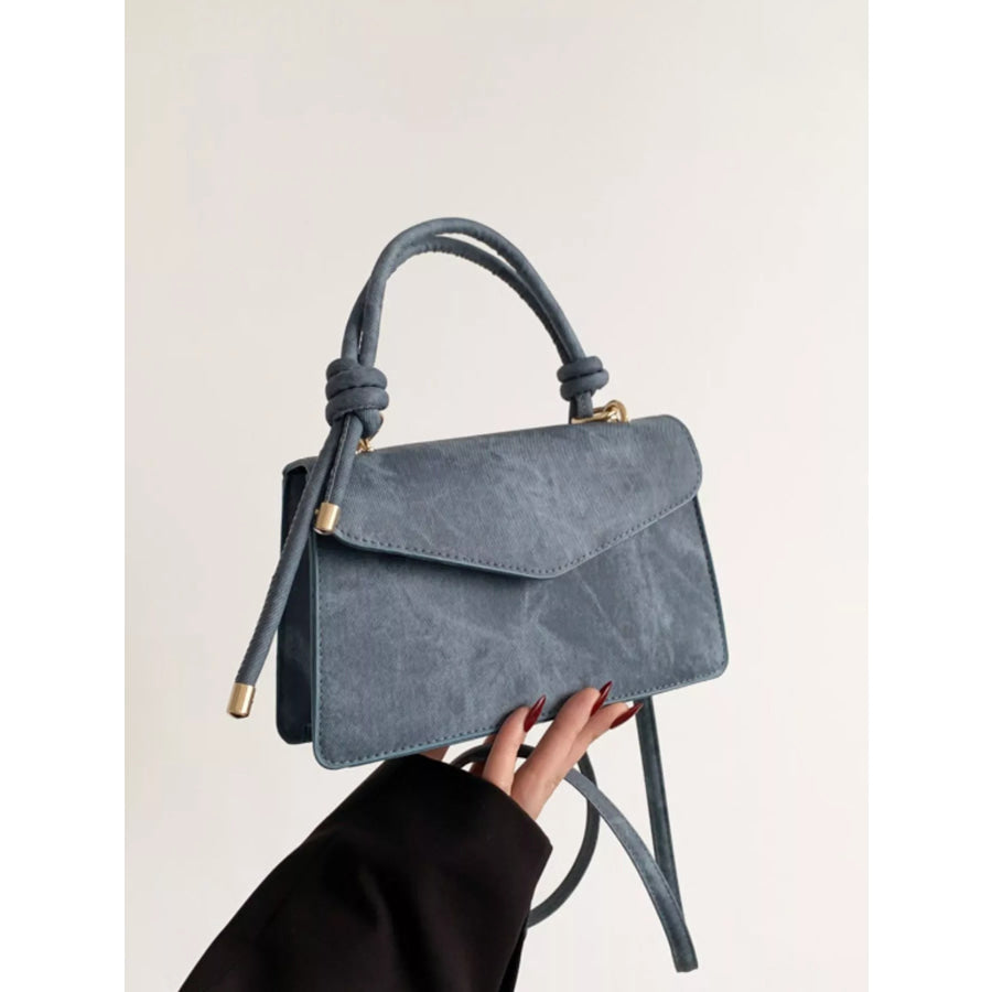 Flap Crossbody Bag with Top Handle Apparel and Accessories
