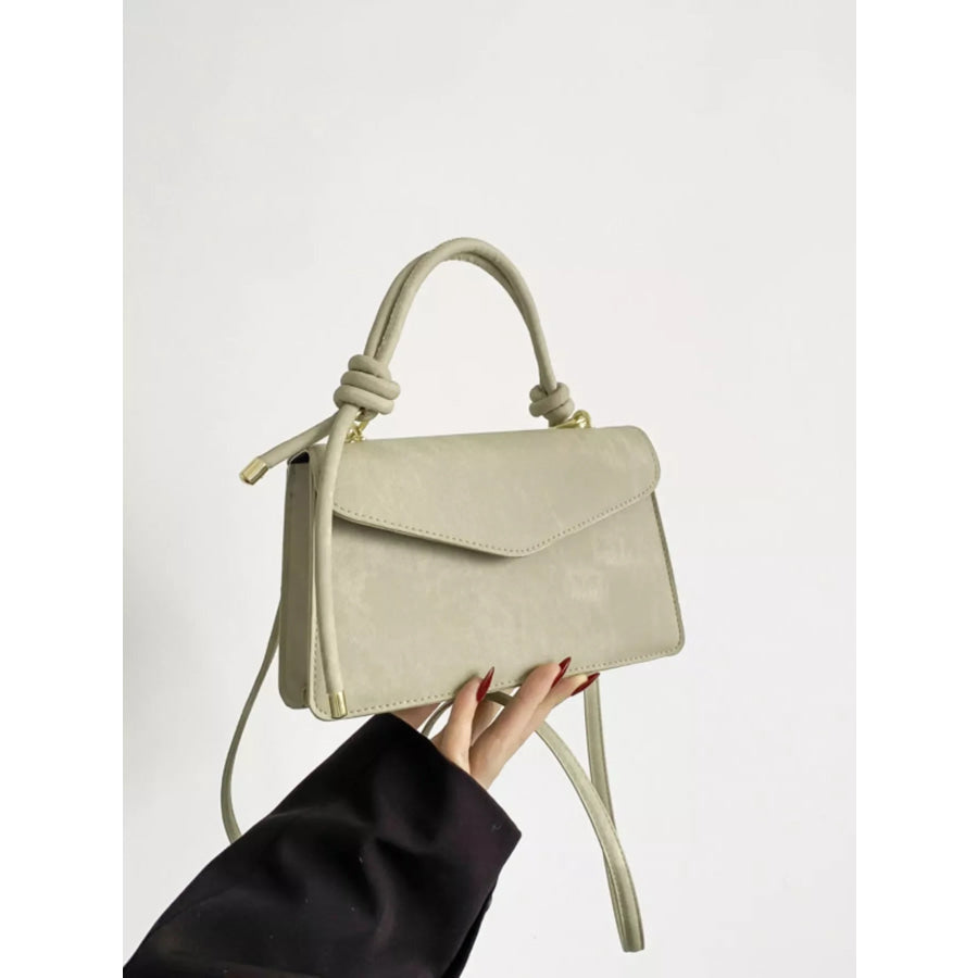 Flap Crossbody Bag with Top Handle Apparel and Accessories