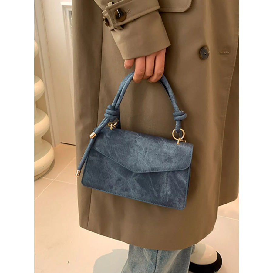 Flap Crossbody Bag with Top Handle Apparel and Accessories