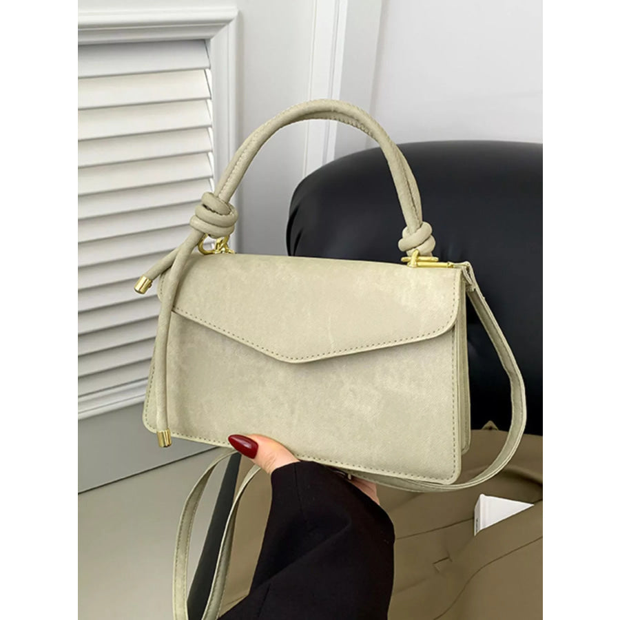 Flap Crossbody Bag with Top Handle Apparel and Accessories