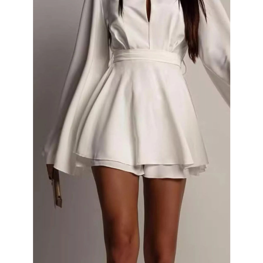 Flare Sleeve Mini Dress Apparel and Accessories