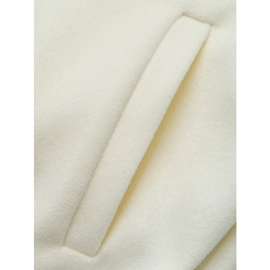 Fleece Bomber Jacket with Zipper Closure Apparel and Accessories