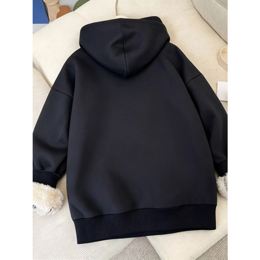 Fleece-Lined Zip-Up Hoodie Apparel and Accessories