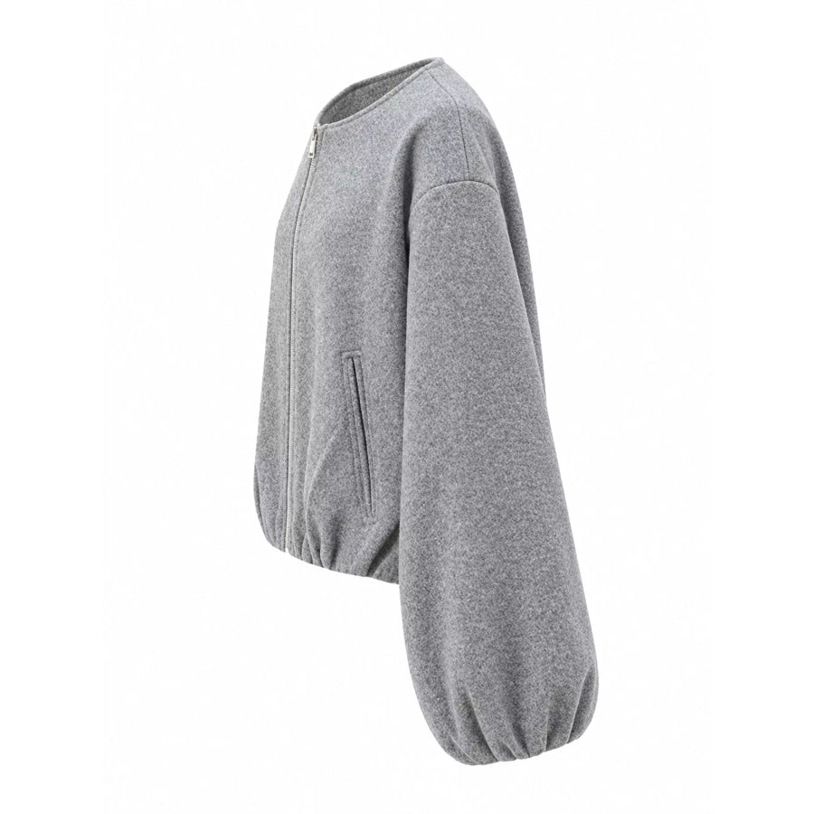 Fleece Zip-Up Cropped Jacket Apparel and Accessories