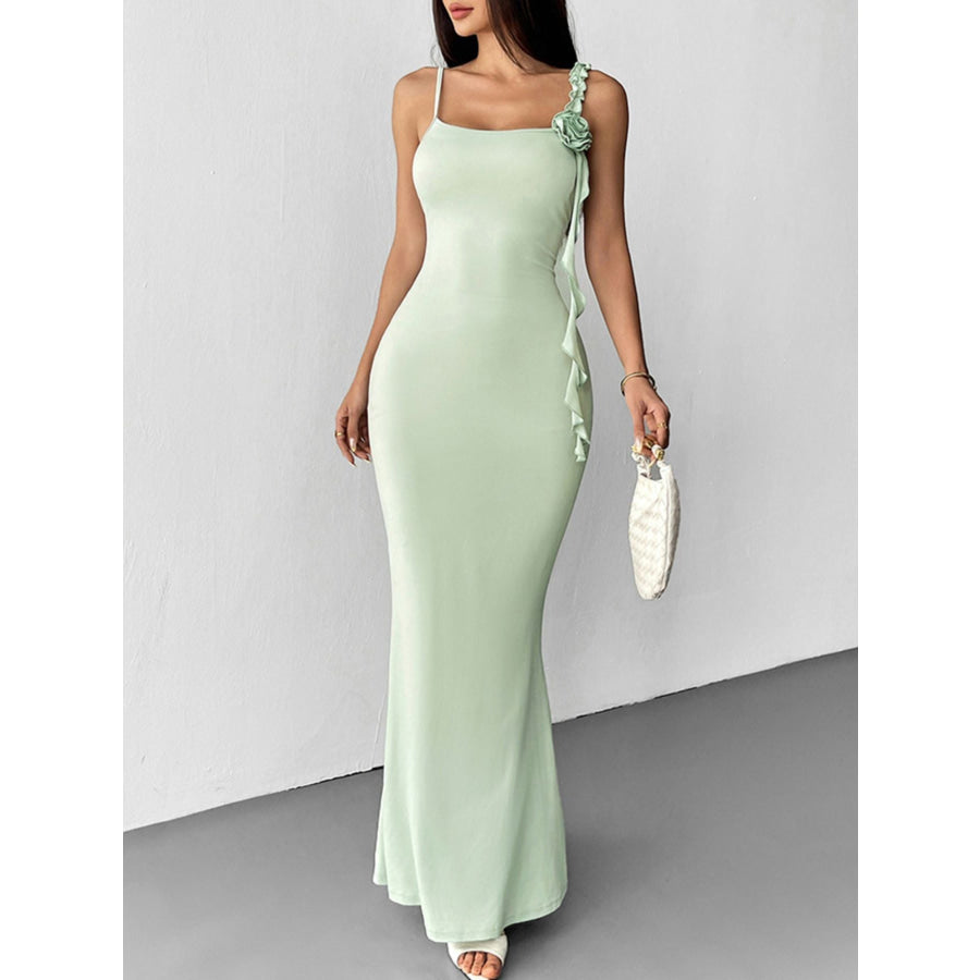 Floral Bodycon Mermaid Maxi Dress Apparel and Accessories
