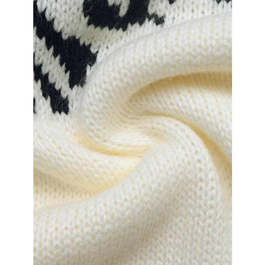 Floral Dropped Shoulder Sweater Apparel and Accessories