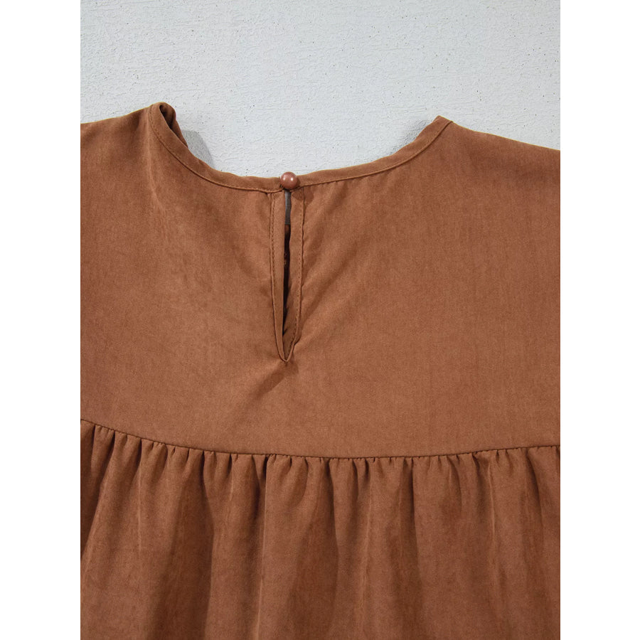 Floral Lace Crochet Tiered Ruffled Mini Dress Apparel and Accessories