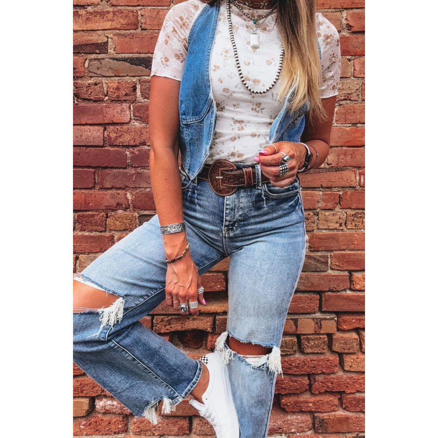 Floral Lace Mock Neck Fitted T-Shirt Apparel and Accessories