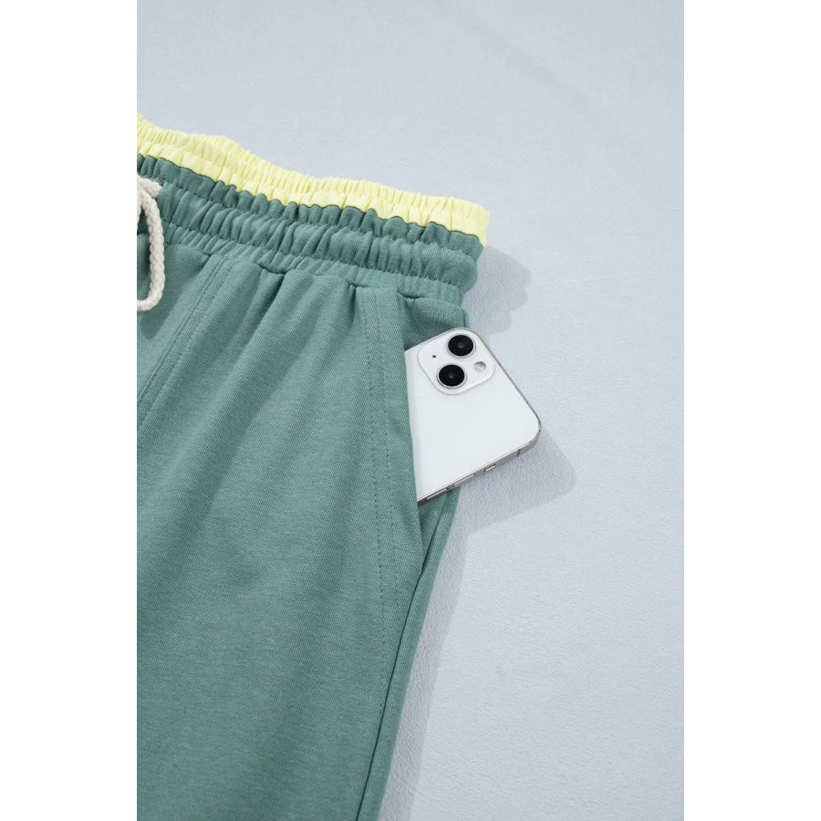Floral Patchwork Wide Leg Pants Apparel and Accessories